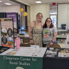 Kim Westcott and Hannah Palsa tabling at the fair