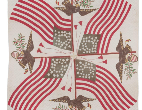 Applique Quilt from the Kansas State Historic Costume and Textile Museum’s collection