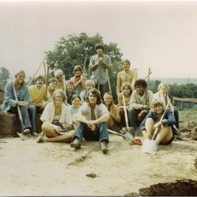 Student participants in the 1971 Kansas Archaeological Field School