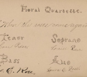 Names of the Floral Quartette