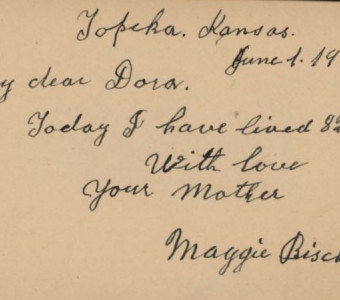 Margaret's birthday message