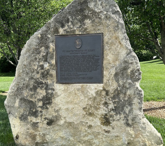 Marker 24 Park Shire Circle Manhattan Kansas, Photo Courtesy of Steven Walsh