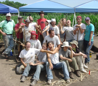 KAFS 2006 crew photo; students being silly.