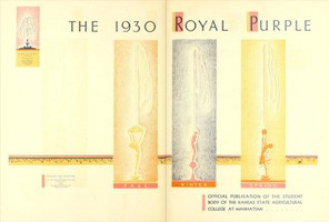 1930 Royal Purple Yearbook cover