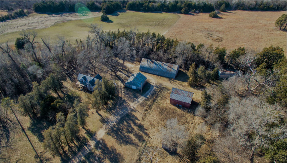 Drone picture of the Cessna Homestead