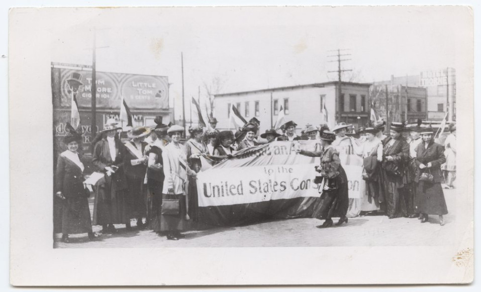 Delegates to the Kansas Equal Suffrage Association Topeka, Kansas 1916