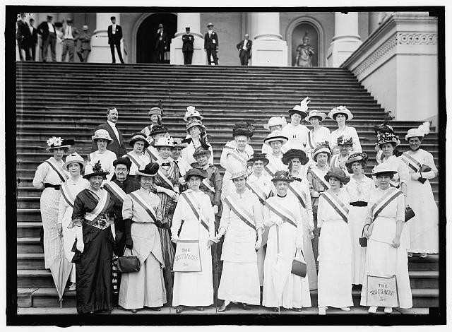 Suffragettes at the Capitol Washington, D.C. 1914