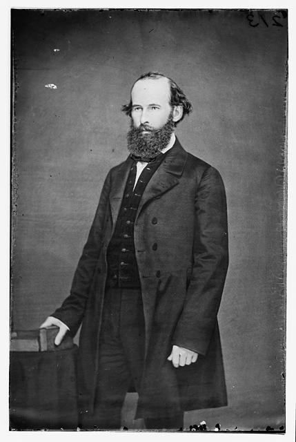 Portrait of Eli Thayer, between 1855 and 1865. 