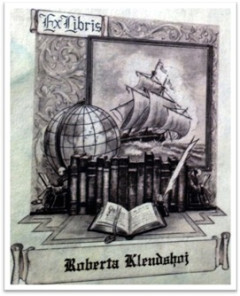 ExLibris page in book