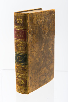 View of the side of the book