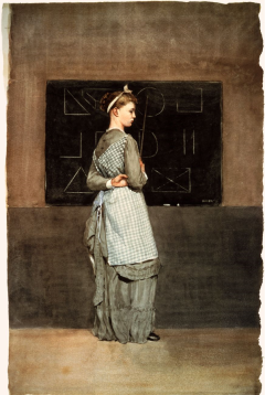 "Blackboard" by Winslow Homer