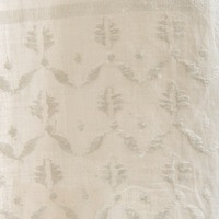 Close up on the pattern/design on dress