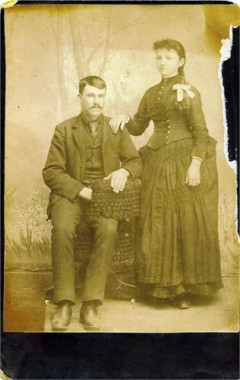 Benjamin and Lizzie Cunningham. Benjamin and Lizzie recoreded the genealogical information included in the family history pages