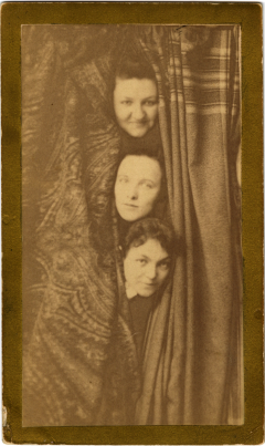 Grace Chisholm (top), Mary Winston (center), and Margaret Maltby.