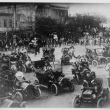 Automobiles On Main Street Cimarron Kansas