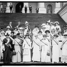 Suffragettes at the Capitol Washington, D.C. 1914